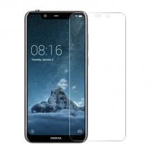 Стъклен скрийн протектор / 9H Magic Glass Real Tempered Glass Screen Protector / за дисплей нa Nokia 5.1 Plus 2018 / Nokia X5