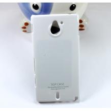 Заден предпазен капак SGP за Sony Xperia Sola - бял