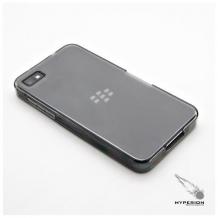 Силиконов калъф / гръб / ТПУ за BlackBerry Z10 - сив