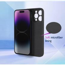 Силиконов калъф / кейс / Nano TPU за Xiaomi Redmi Note 13 Pro 4G - черен гръб със защита за камерата