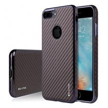 Оригинален гръб G-Case Rider Series за Apple iPhone 7 Plus - кафяв / карбон