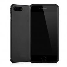 Силиконов гръб TPU Hybrid с твърда част за Apple iPhone 7 Plus / iPhone 8 Plus - черен