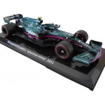 Метална кола Aston Martin AMR21 Sebastian Vettel 2nd Azerbaijan GP (Baku) Formula 1 2021 - Edicola 1:24 