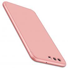 Луксозен твърд гръб GKK 3in1 360° Full Cover за Huawei P10 - Rose Gold / лице и гръб