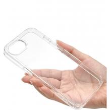 Силиконов калъф / гръб / TPU 2.0mm за Apple iPhone 16e - прозрачен