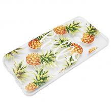 Силиконов калъф / гръб / TPU за Huawei P Smart - прозрачен / summer pineapple