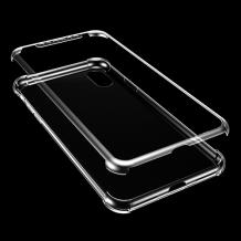 Tвърд гръб 360° със силиконова част и протектор за Samsung Galaxy Note 8 N950 - прозрачен