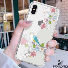 Силиконов калъф / гръб / TPU за Apple iPhone XR - прозрачен / птички / 1