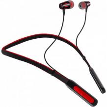 Стерео Bluetooth / Wireless Neckband слушалки FB800 /sport/ - черни с червено