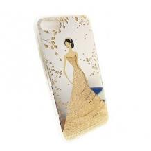 Луксозен гръб за Apple iPhone 6 / iPhone 6S - Princess / златист