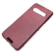 Луксозен силиконов калъф / гръб / TPU NX Case за Samsung Galaxy S10 - розов