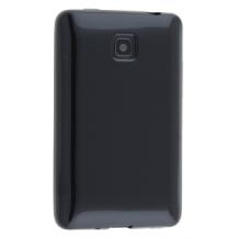 Силиконов калъф / гръб / TPU за LG Optimus L3 II- черен / гланц