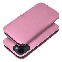 Луксозен кожен калъф Flip тефтер със стойка / Dual Pocket book / за Samsung S23 Ultra - розов