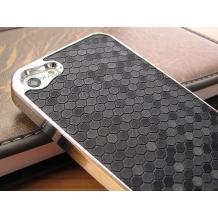 Твърд гръб за Apple Iphone 5 / iPhone 5S / iPhone SE - Карбонов case черен