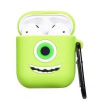 Силиконов калъф за AirPod - Mike Wazowski