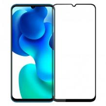  5D full cover Tempered glass screen protector / Извит стъклен скрийн протектор за Xiaomi Redmi Note 10 / Note 10S - черен