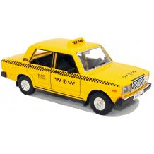 Метална кола Lada 2107 Taxi 1:24