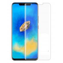 Удароустойчив извит скрийн протектор 360° / 3D Full Cover Pet / за Huawei Mate 20 Pro - прозрачен 