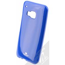 Луксозен силиконов калъф / гръб / TPU Mercury GOOSPERY Jelly Case за HTC One M9 - син