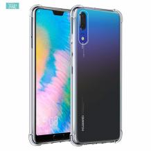 Удароустойчив гръб Roar Armor Gel за Huawei P30 Lite - прозрачен