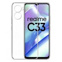 Силиконов калъф / кейс / TPU за Realme C33 - прозрачен