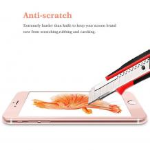 3D full cover Tempered glass screen protector Apple iPhone 6 / 6S / Извит стъклен скрийн протектор за Apple iPhone 6 / iPhone 6S - розов / Rose Gold