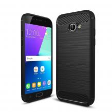 Силиконов калъф / гръб / TPU за Samsung Galaxy A5 2017 A520 - черен / carbon