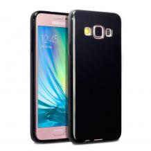 Силиконов калъф / гръб / TPU за Samsung Galaxy J2 - черен / гланц