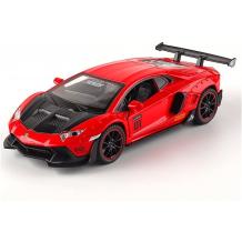 Метална кола с отварящи се врати капаци светлини и звуци Lamborghini Aventador LP700-4 1:24