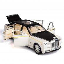 Метална кола с отварящи се врати капаци светлини и звуци Rolls-Royce Phantom 1:24