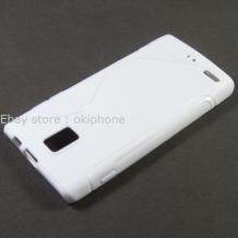Силиконов калъф / гръб / TPU S-Line за Huawei U9220 Ascend P1 - бял