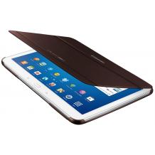 Оригинален калъф за таблет Flip Cover тип тефтер Samsung Galaxy Tab 3 / Tab3 10.1 P5200 тъмно кафяв