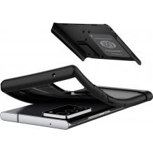 Оригинален гръб Spigen Slim Armor със стойка за Samsung Galaxy Note 20 Ultra - черен