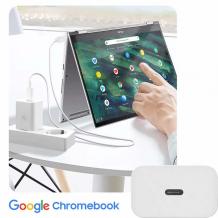 Универсално зарядно устройство / адаптер / Google Wall Charger 30W USB-C - бяло