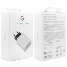 Универсално зарядно устройство / адаптер / Google Wall Charger 30W USB-C - бяло