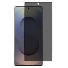 Privacy 5D full cover Tempered glass Full Glue screen protector Samsung S26 / Privacy стъклен скрийн протектор с лепило от вътрешната страна за Samsung Galaxy S26 - черен / прозрачен