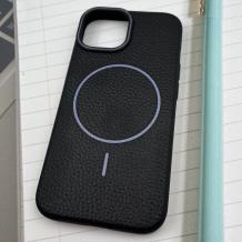 Луксозен гръб / кейс / Syndee Case с безжично зареждане MagSafe за Apple iPhone 16e - черен