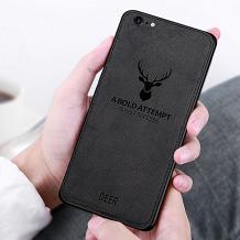 Луксозен гръб Deer за Apple iPhone 7 / iPhone 8 - черен