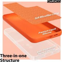 Силиконов калъф / кейс / Nano TPU за Samsung Galaxy A55 - оранжев гръб със защита за камерата