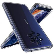 Ултра тънък силиконов калъф / гръб / TPU Ultra Thin за Nokia 9 Pure View - прозрачен