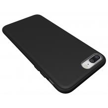 Ултра тънък силиконов калъф / гръб / TPU Ultra Thin за Apple iPhone 7 Plus - черен / мат