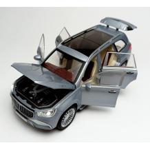 Метален джип Mercedes Maybach GLS 600 1/24 с отварящи се врати преден и заден капак звук и светлина