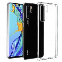 Силиконов калъф / гръб / TPU за Huawei P30 Pro - прозрачен