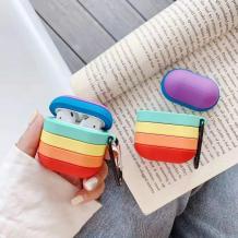 Силиконов калъф за AirPods Pro - Rainbow