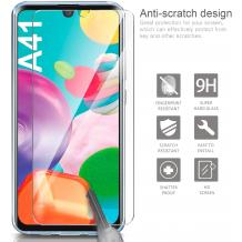 Комплект Силиконов гръб Hybrid със стъклен протектор за Samsung Galaxy A71