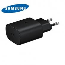 Оригинално зарядно / адаптер / за Samsung Galaxy S21 Ultra Super Charge 25W / Type-C - черно