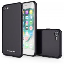 Силиконов калъф / гръб / Molan Cano Glossy Jelly Case за Apple iPhone 7 / iPhone 8 - черен / гланц / брокат