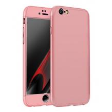 Луксозен твърд гръб GKK 3in1 360° Full Cover за Apple iPhone 7 / iPhone 8 - Rose Gold / лице и гръб