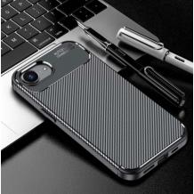 Луксозен силиконов калъф / кейс / TPU Auto Focus за Apple iPhone 16e - черен / Carbon
