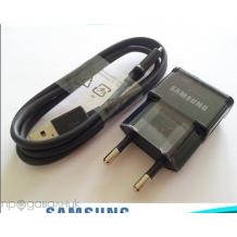 Оригинално зарядно устройство 220V с micro USB кабел 1А за Samsung Galaxy S3 i9300, N7100, S4 i9500, S4 mini i9195, Grand i9082, Core i8262, i9295 S4 Active, S7562, i9192 S4  mini dual, Samsung SIII i9300